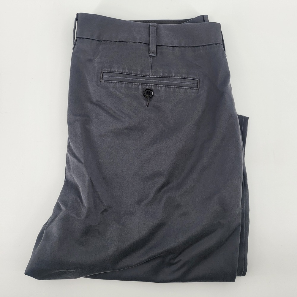 Bonobos Men's Weekday Warrior Friday Dress‎ Pants Gray 36x30 Straight Leg Cotton